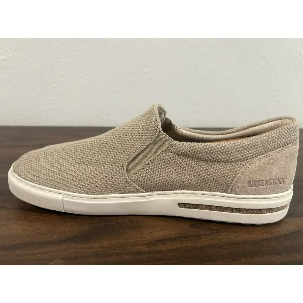 Birkenstock Oswego Slip On Casual Shoes Mens EU 43 Sandcastle Canvas‎ NO INSOLES